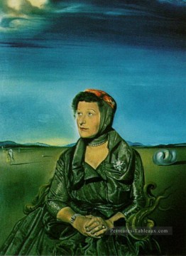 portrait Tableau Peinture - Portrait de Mme Fagen surréalisme